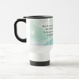 Caneca de viagem inspirada da bênção da borbole