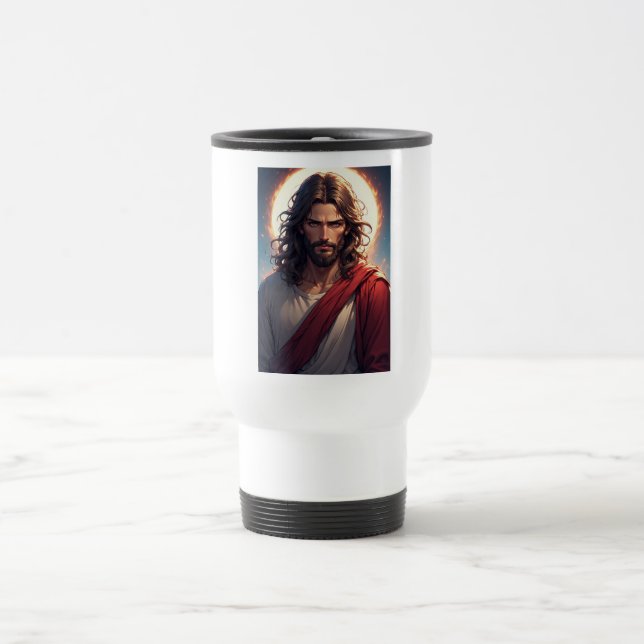 Caneca de Viagem Intenso Jesus Cristo Cristã (Centro)