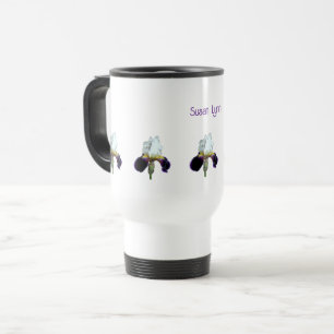 Caneca de Viagem Íris Roxa e Branca