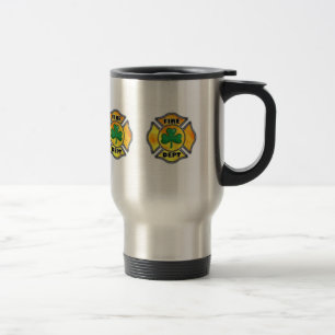 Caneca de viagem irlandesa do sapador-bombeiro