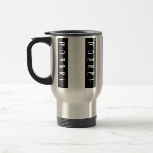 Caneca de Viagem Listrada Personalizada