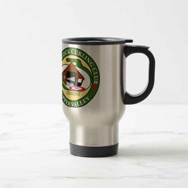 Caneca de viagem, logotipo de ondulação do clube (Direita)