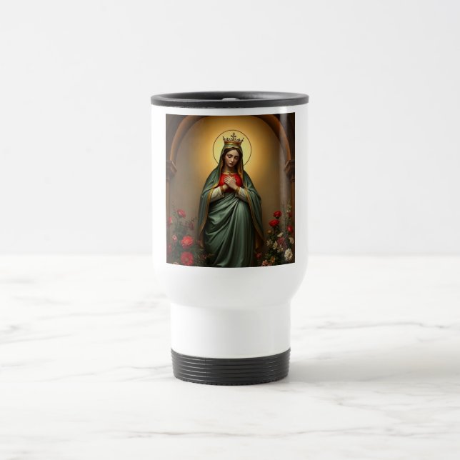 Caneca de Viagem Maria Rainha do Céu (Centro)