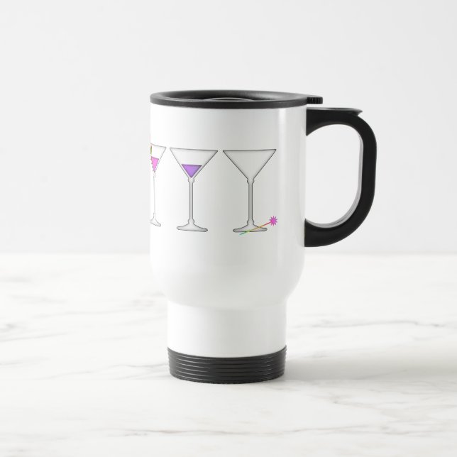 Caneca de Viagem - Martinis Indo, Indo, FUI (Direita)