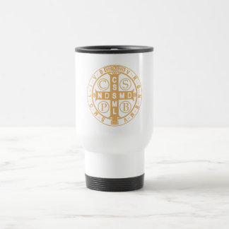 Caneca de Viagem Medalha de São Bento PAX Paz