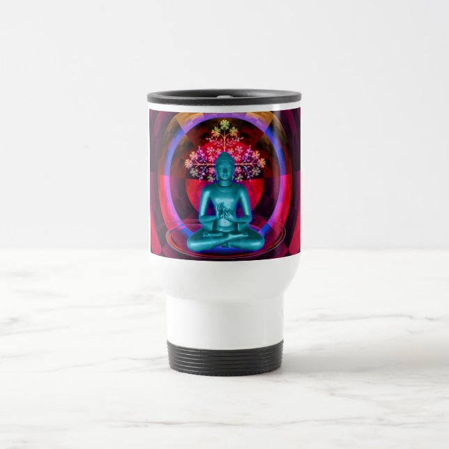 Caneca de viagem Meditating de Buddha (Centro)