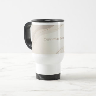 Caneca de Viagem Minimalista Elegante Personalizad
