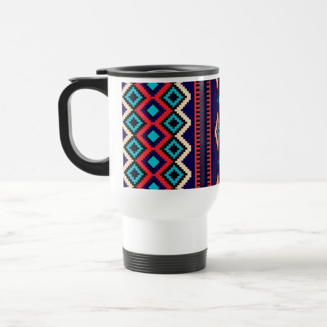 Caneca de Viagem Mosaico Roxo (Esquerda)