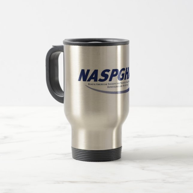Caneca de viagem NASPGHAN (Frente Esquerda)