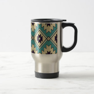 Caneca de viagem nativa do teste padrão do