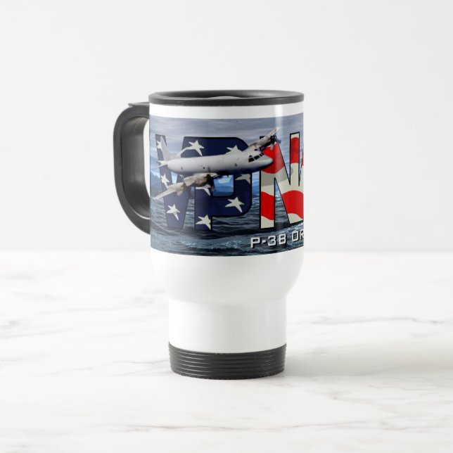 Caneca de viagem P-3B Orion (Frente Esquerda)