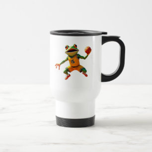 Caneca de viagem para canhoto do Sapo de Basquete