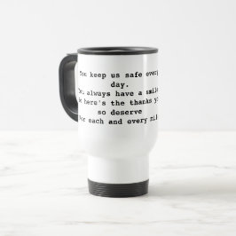 Caneca de viagem para o Guia de Barramento Escolar