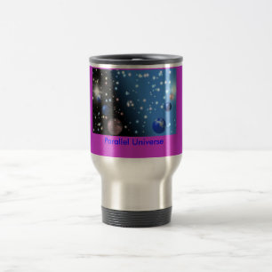 Caneca de viagem paralela do universo