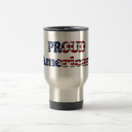 Caneca de viagem Patriótica do Orgulho Americano