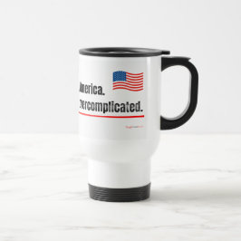 Caneca de Viagem Patriótica Engraçada 250º Complic