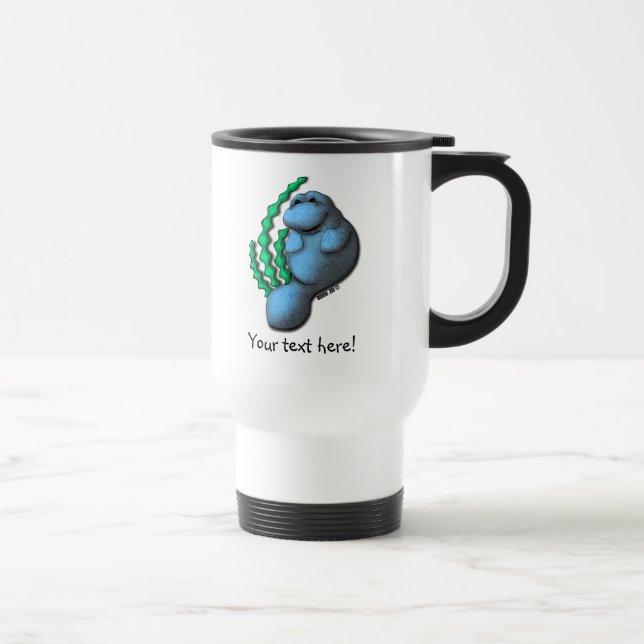 Caneca de viagem - peixe-boi de Mia (Direita)