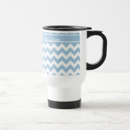 Caneca de viagem Personalizada, Cavalos Azuis e Br