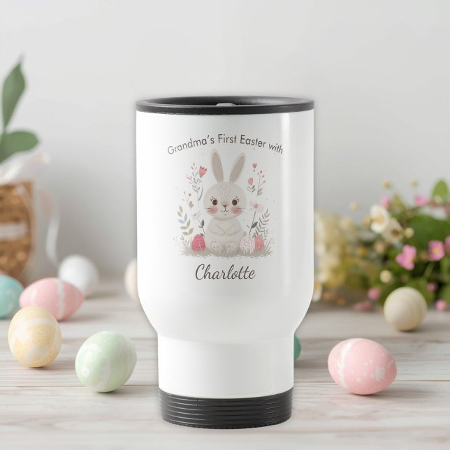 Caneca de Viagem Personalizada da Primeira Páscoa  (Criador carregado)