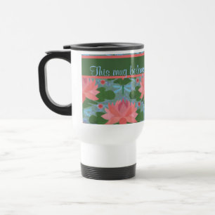 Caneca de viagem Personalizada de Lírios e Libras