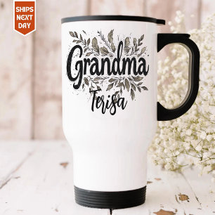 Caneca de Viagem Personalizada para Avó, Café com