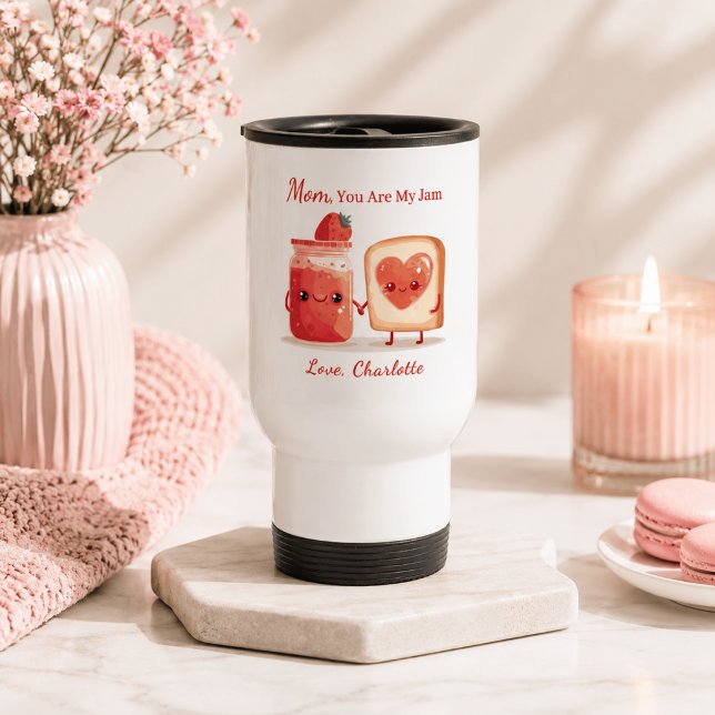 Caneca de Viagem Personalizada para o Dia das Mães (Criador carregado)