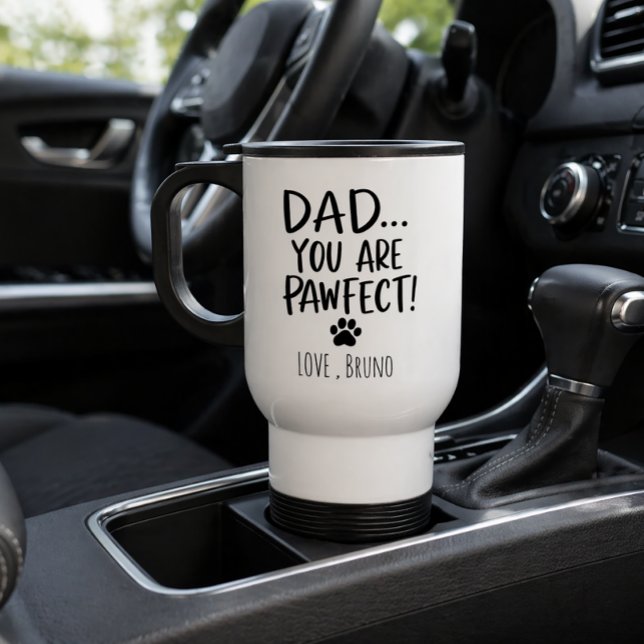 Caneca de Viagem Personalizada para Pai de Cachorr (Criador carregado)
