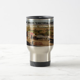 Caneca de viagem personalizada - quatro cantos