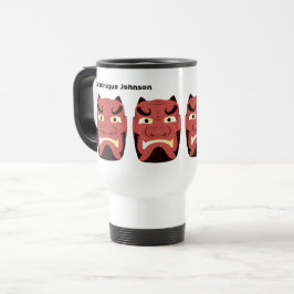 Caneca de viagem Personalizada Yokai Oni (Demônio 