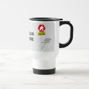 Caneca de viagem Personalizável de Goalie Engraç