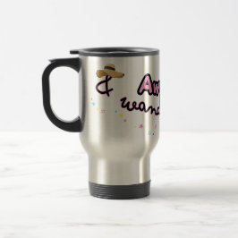 Caneca de viagem personalizável e surpreendente