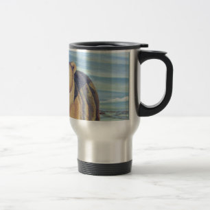 Caneca de viagem Polar Bear Art Bear