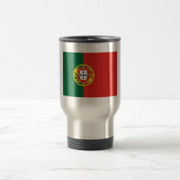 Caneca de viagem portuguesa da bandeira