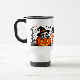 Caneca de Viagem Presente de Halloween Fique Assus