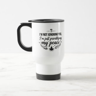 Caneca de Viagem 'Priorizando a Paz' 15