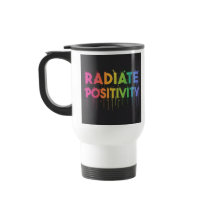 caneca de viagem "Radiação Positiva"