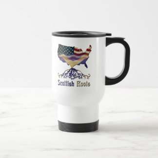 Caneca de Viagem Raízes Escocesas Americanas