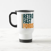 Caneca de Viagem Retro Fast Fords