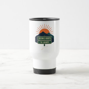 Caneca de Viagem Rota Cênica para a Liberdade