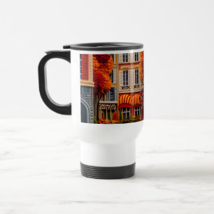 Caneca de Viagem Rua Parisiense de Outono – Clássi