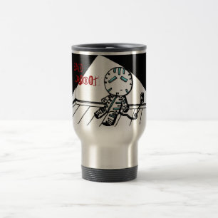 Caneca de viagem Sad Robot