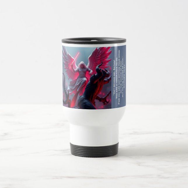 Caneca de Viagem São Miguel Arcanjo Derrota Sataná (Centro)
