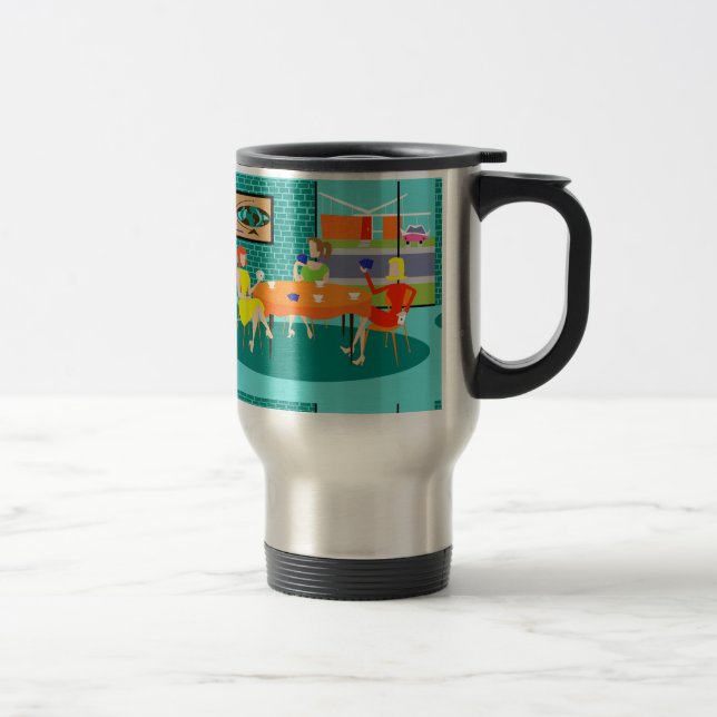 Caneca de viagem semanal do jogo de cartas das (Direita)