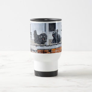 Caneca de Viagem Skye Terriers no Alpendre