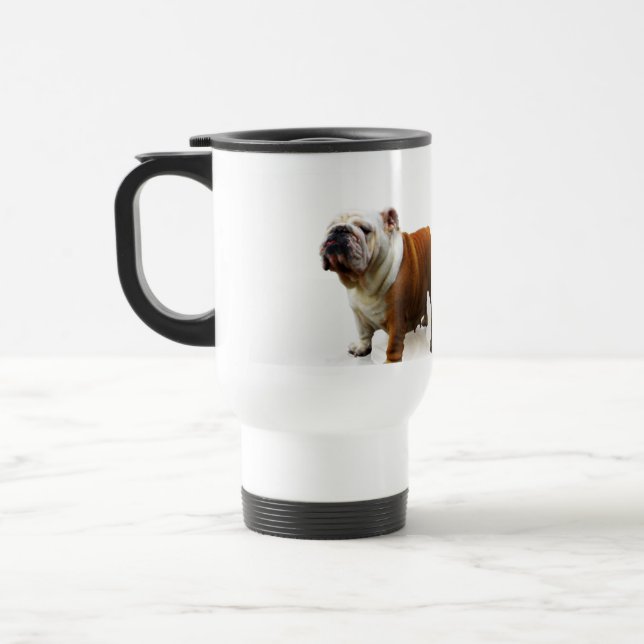 Caneca de viagem soberbo do buldogue (Esquerda)