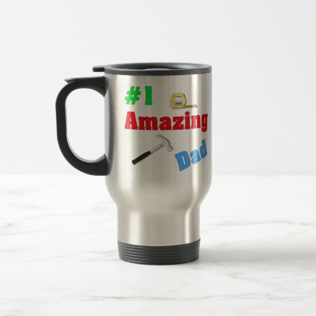 Caneca de viagem surpreendente do pai #1 (Esquerda)