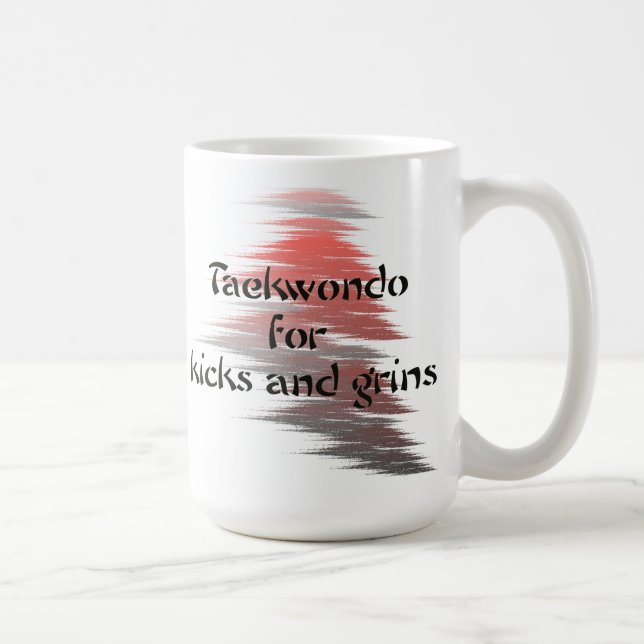Caneca de viagem Taekwondo Kicks e Grins (Direita)
