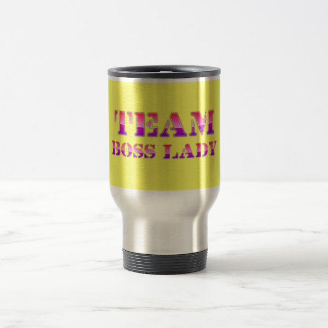 Caneca de Viagem Team Boss Lady (Centro)