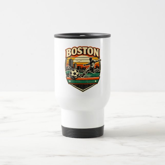 Caneca de Viagem Time de Futebol de Boston Tumbler (Centro)