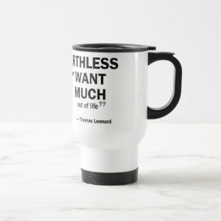 Caneca de viagem - 'treinar é sem valor àqueles… "